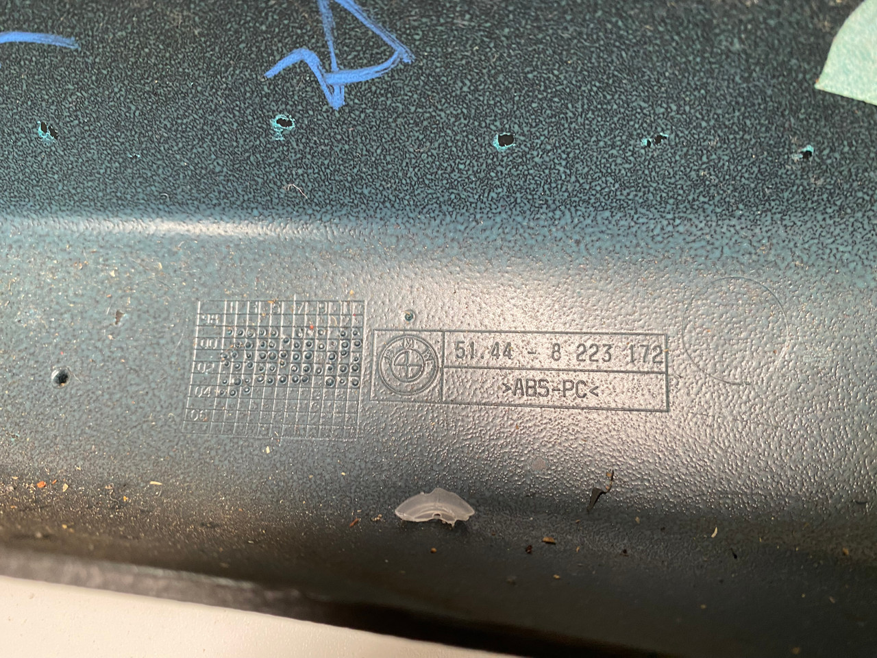 BMW E46 M3 330ci 325ci CONVERTIBLE FRONT A PILLARS BLACK 8223172