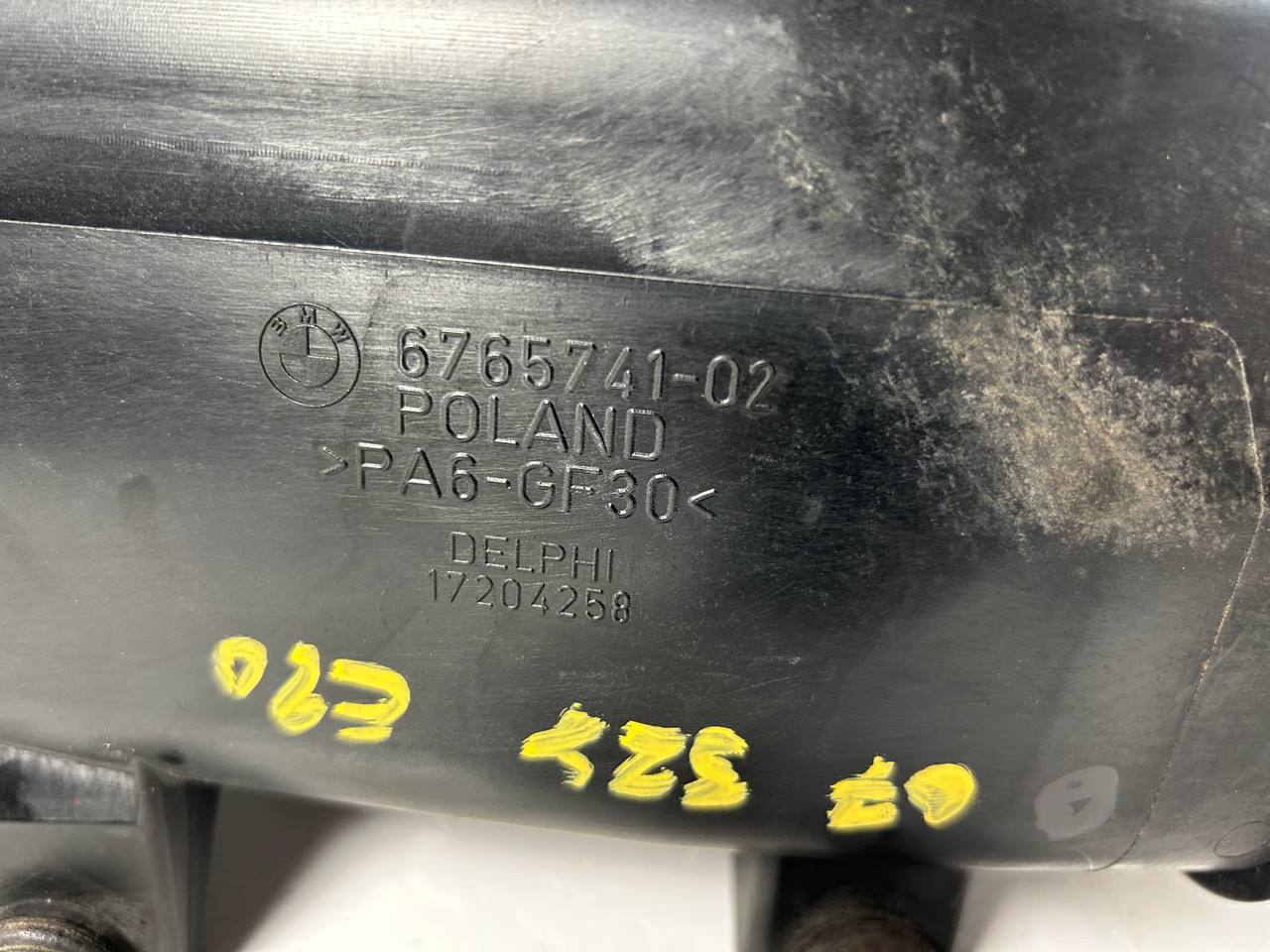 06-11 BMW E90 E92 335i 328i CHARCOAL EVAP PURGE FUEL VALVE 6765741