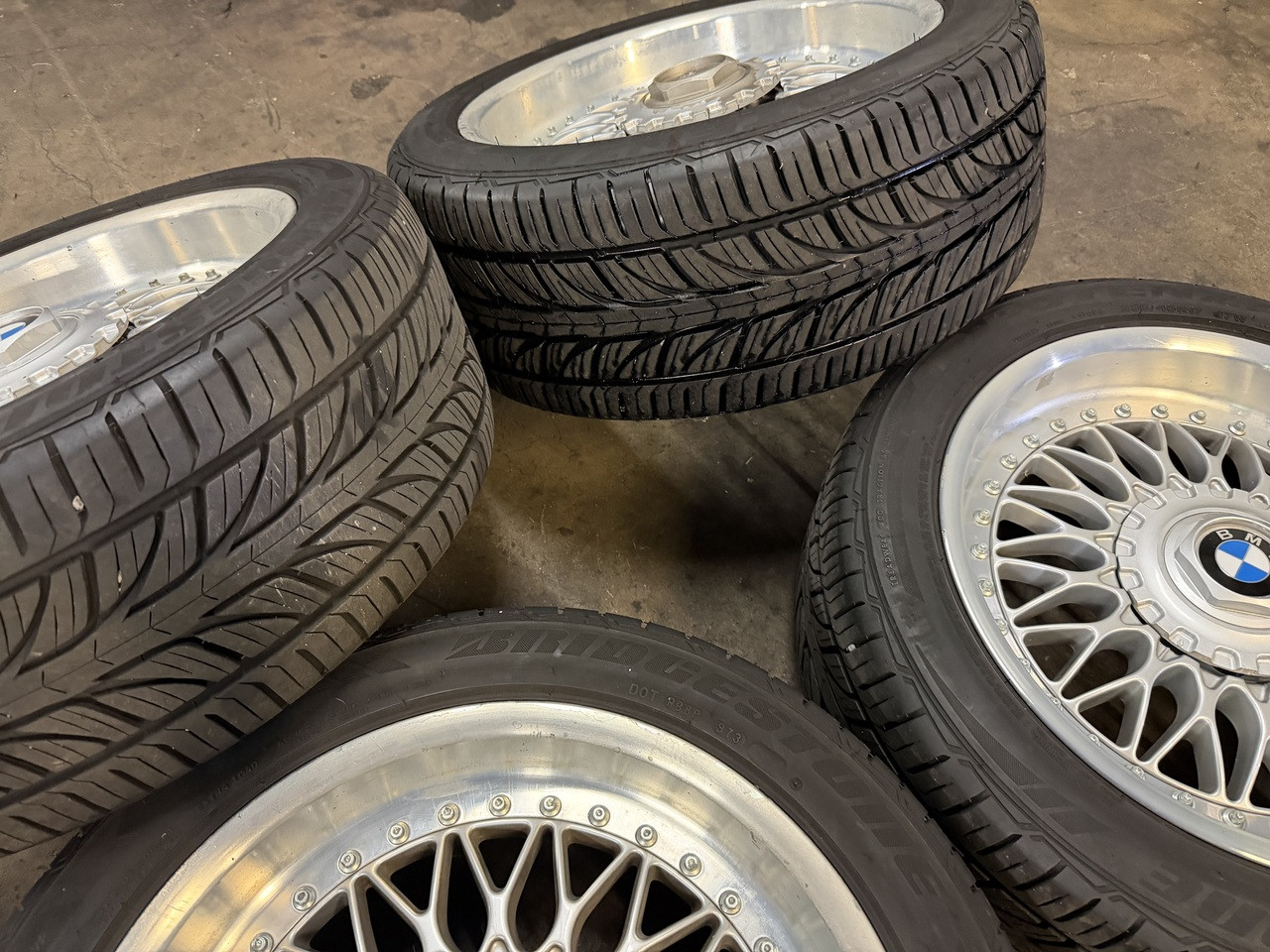 17" BBS STYLE 5 RC 090 2-PIECE RIMS BMW E39 5-SERIES 1093531