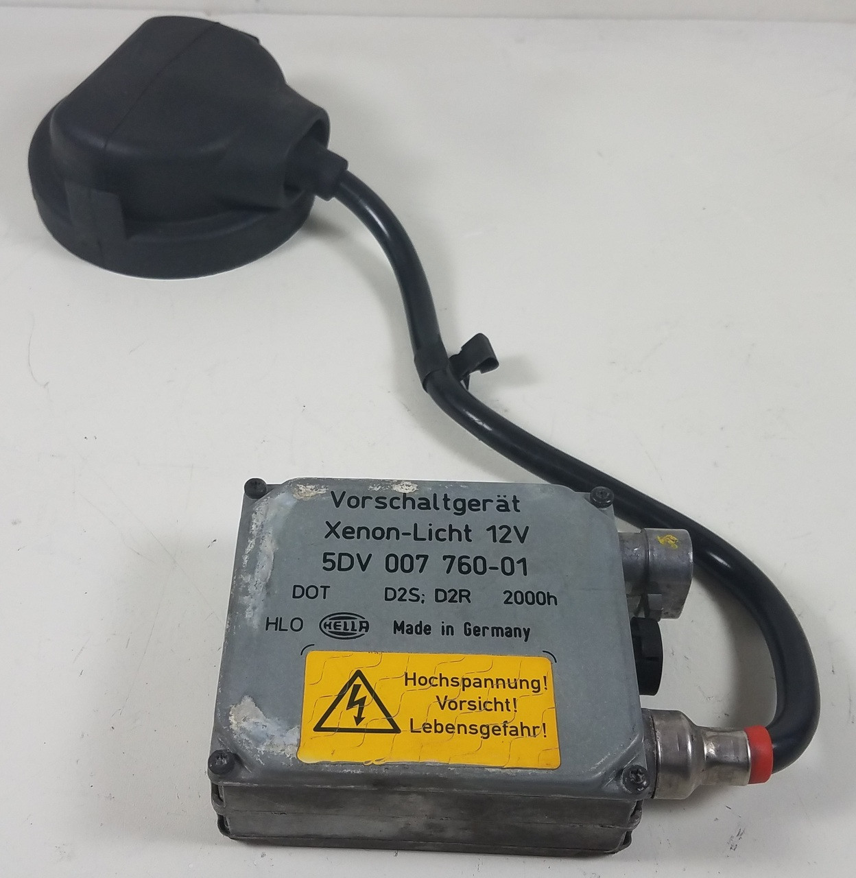 1999-01 BMW E38 740iL 750iL XENON HEADLIGHT BALLAST MODULE 007760