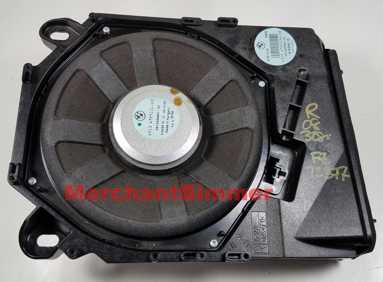 e90 under seat subwoofer