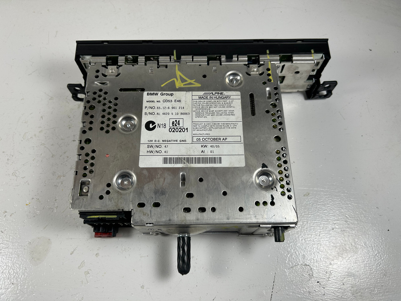 BMW E46 330 325 BUSINESS CD PLAYER RADIO AUX 6961214