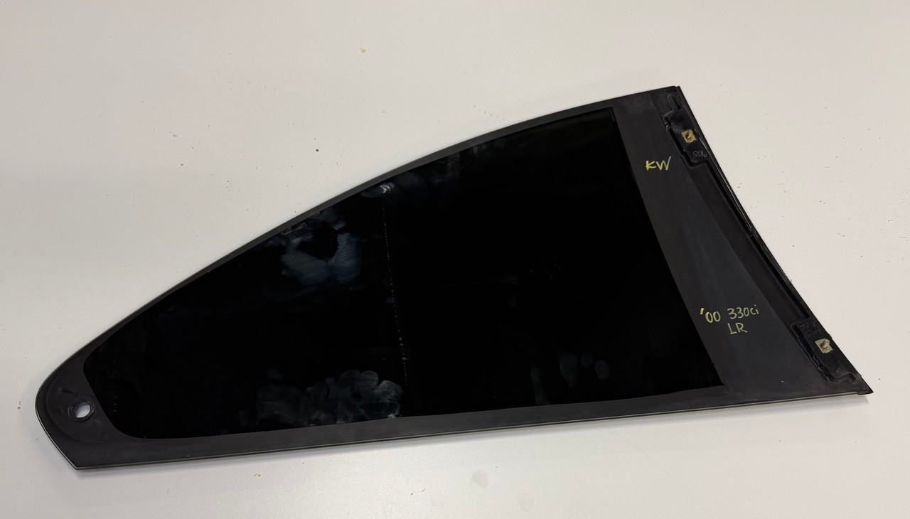 Driver Rear Side Window Glass BMW E46 M3 330ci 325ci 323ci  8209403