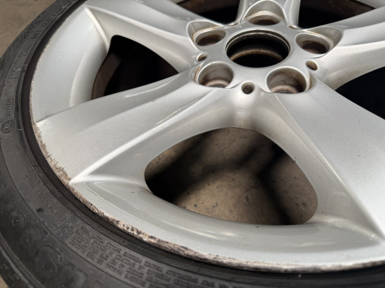 17 x 8 Full Size Spare Alloy Wheel Rim BMW e46 325 323 6758987