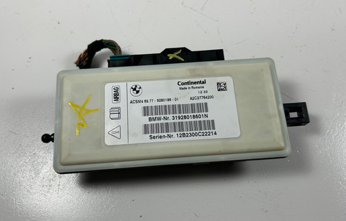 BMW F30 335i 328i CRASH IMPACT SENSOR MODULE 9280186