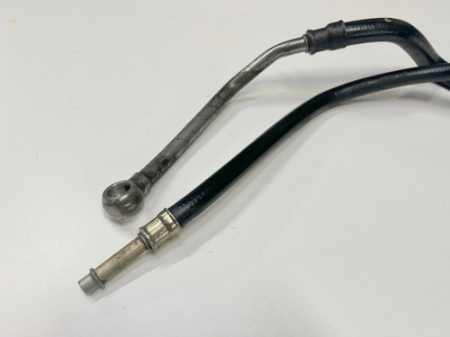 BMW E39 540i POWER STEERING RESERVOIR TANK W/ HOSES PIPES