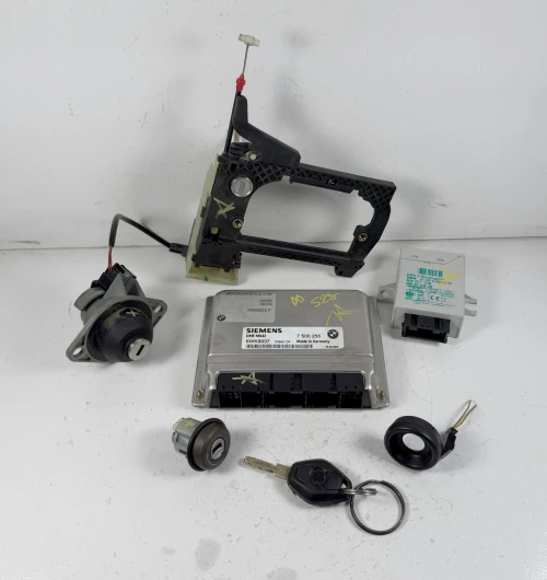 1999-00 BMW e39 528i ENGINE DME ECU EWS TUMBLER KEY 7500255