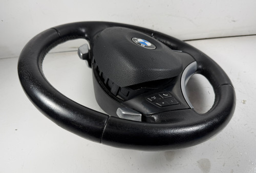THREE SPOKE STEERING WHEEL w/ PADDLES 2006-08 BMW E90 E92 335i 328i