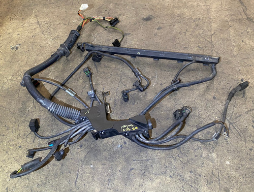 2003-05 BMW E46 M56 325i SULEV ENGINE WIRING HARNESS LOOM 7528595
