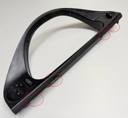 BMW E39 5' Instrument Dash Cluster Cover Trim M5 540i 530i 528i 525i 8159735