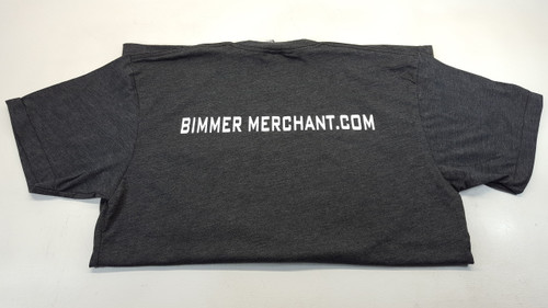 BIMMER MERCHANT OFFICIAL LOGO T-SHIRTS - GREY - ADULT LARGE -