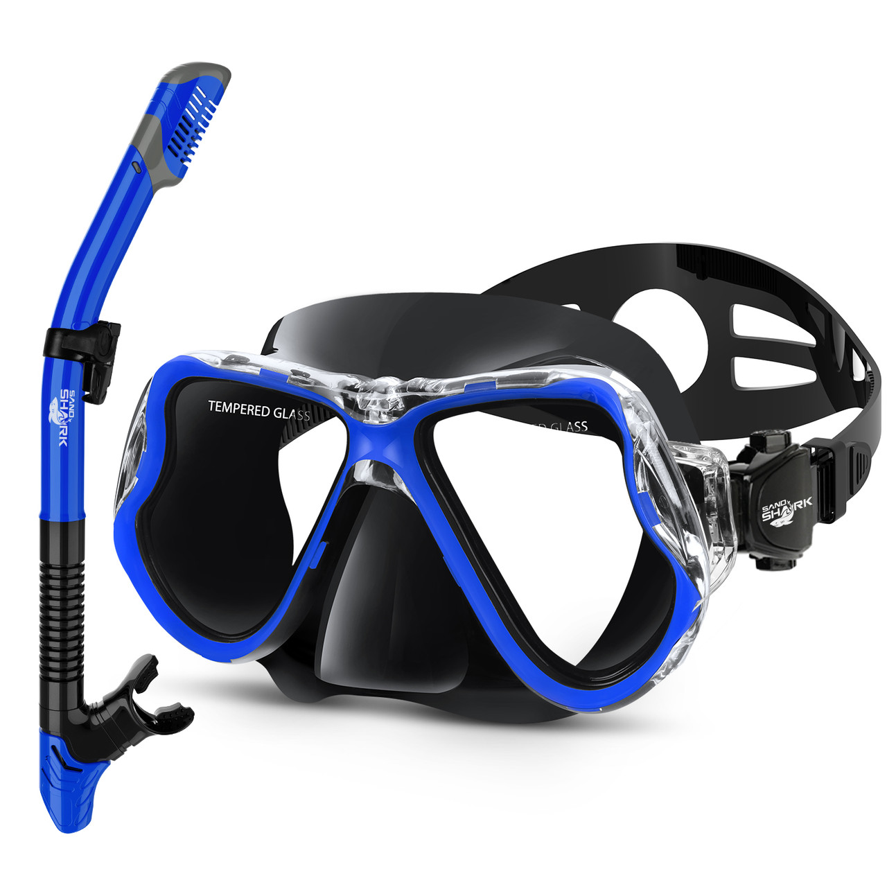 SandShark Premium Snorkel Mask Set