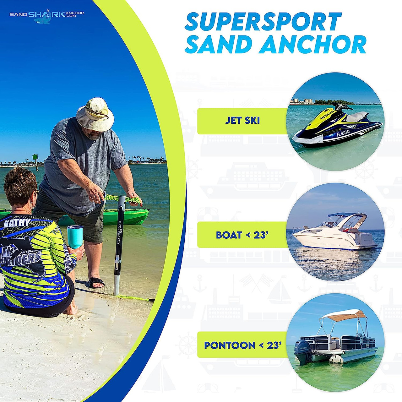 SandShark Premium SuperSport Anchor 2.0