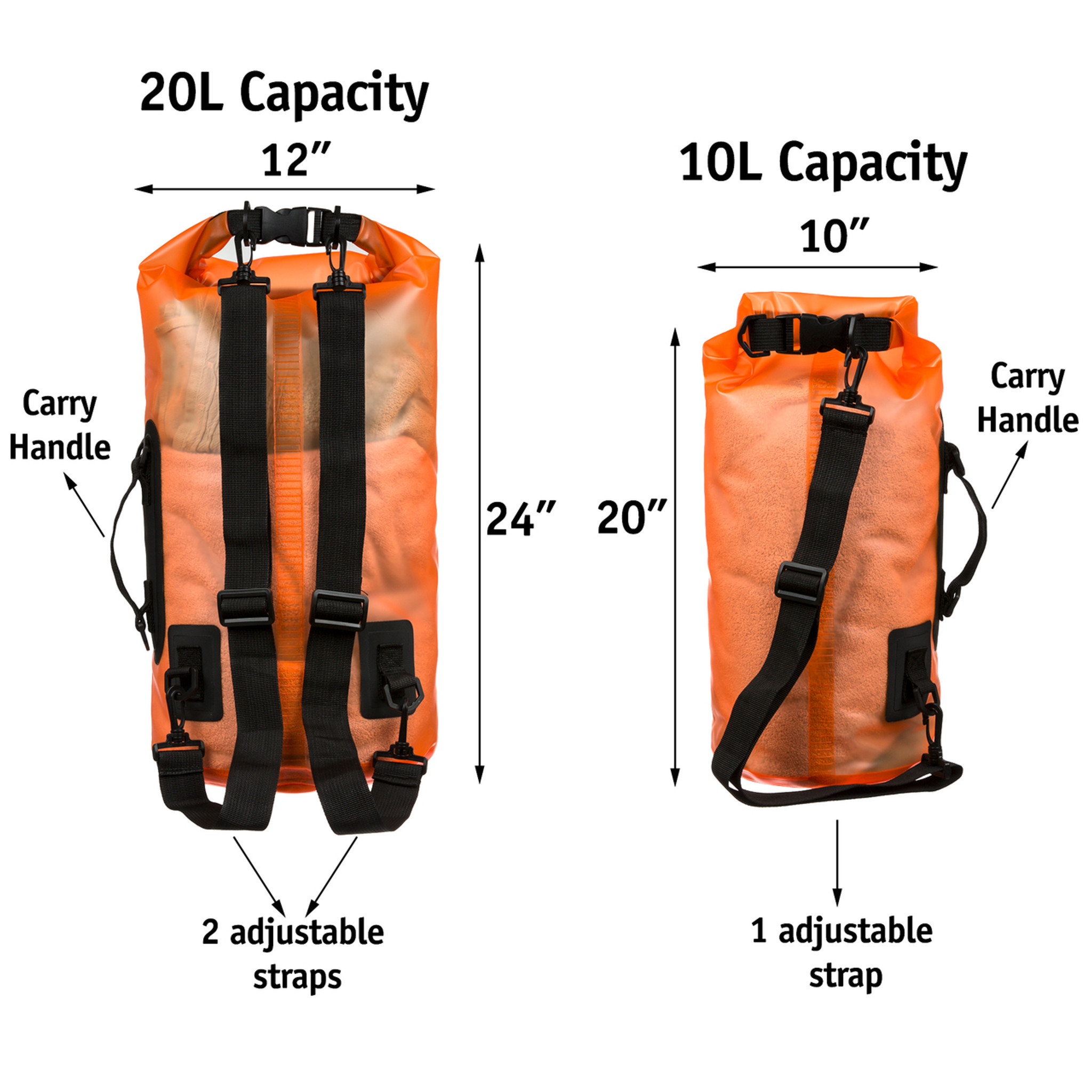 Premium Waterproof Dry Bag by SandShark 