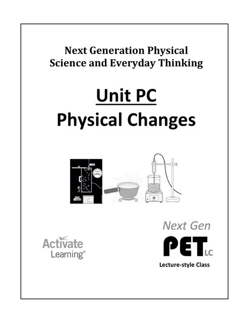 Next Gen PET - Unit PC: Physical Changes (lecture style)