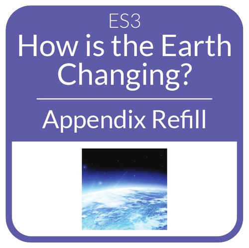 IQWST 3.0.1 - Plus Appendix Refill Kit - ES3 - How Is the Earth Changing?