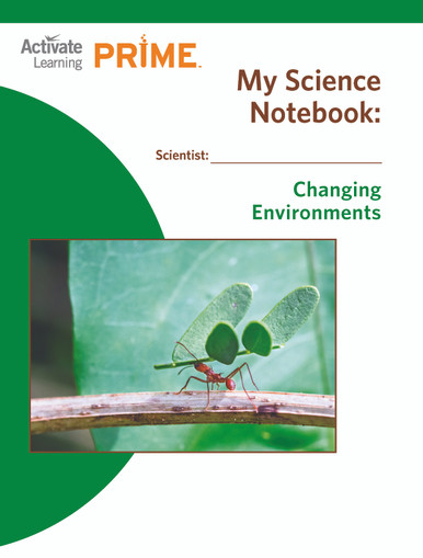 PRIME - My Science Notebook - Changing Environments
