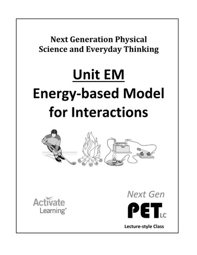 Next Gen PET - Unit EM: Energy-based Model for Interactions (lecture style)
