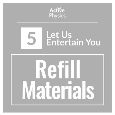Active Physics - Refill Kit for 200 Students - Let Us Entertain You