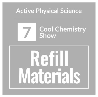 APS - Refill Kit for 200 students - Cool Chemistry Show (chemicals not included)