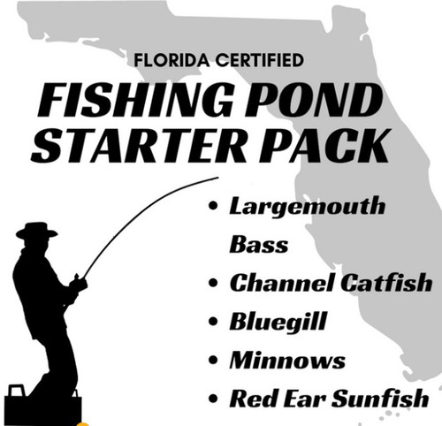 FLORIDA Fishing Pond Starter Pack (bass shipped separately)