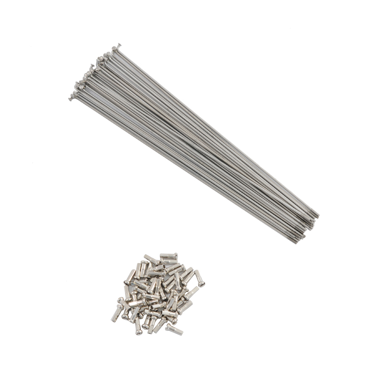 Nimbus Stainless 14g Spoke (36" Unicycles)-355mm-Silver