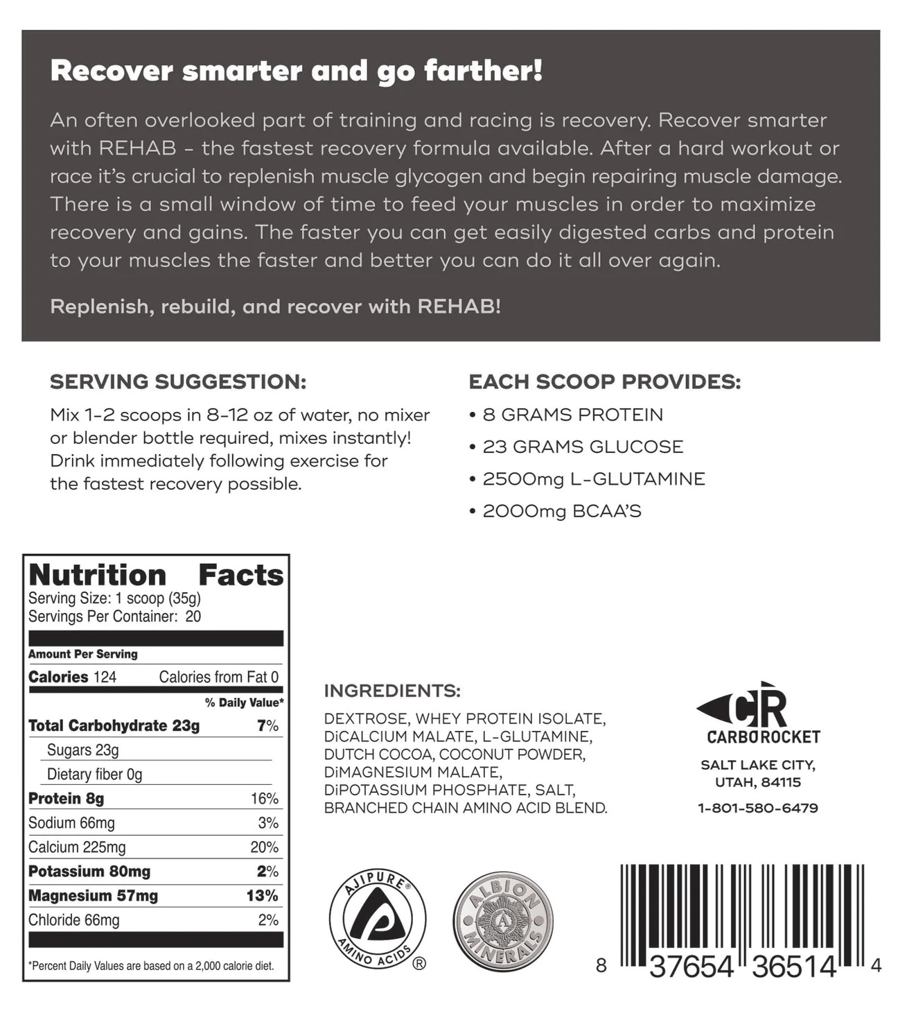 Carbo Rocket - Rehab - Horchata 