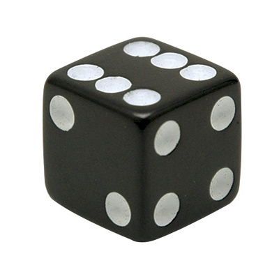Trik Topz Valve Cap Dice Black