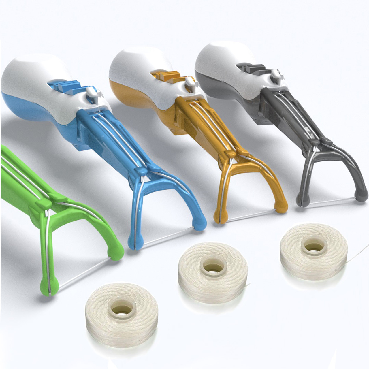 Easy Flosser A Reusable dental flosser holder A New Way to Floss