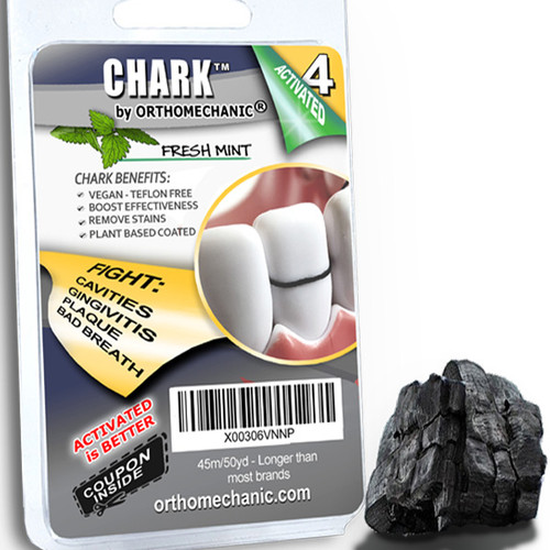 CHARK- Dental Floss with Activated Charcoal