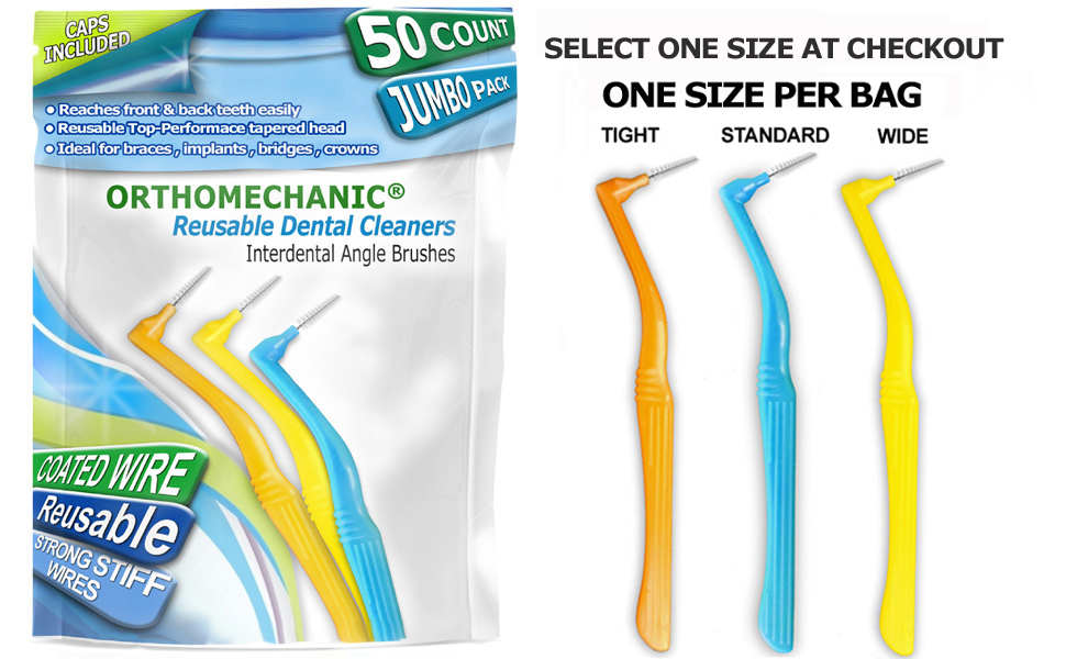 Orthomechanic Interdental Brush packaging