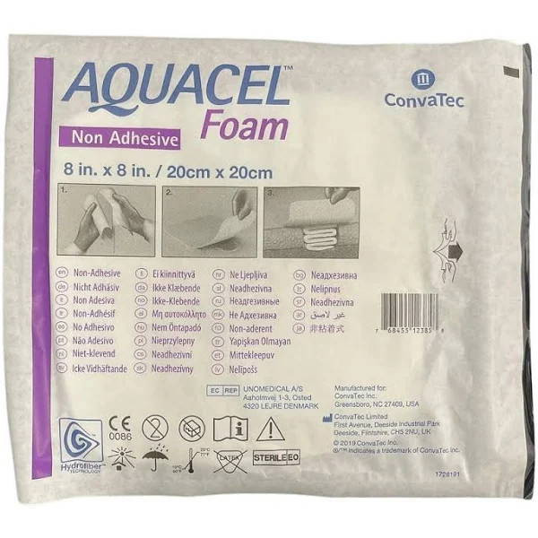 Buy Aquacel Foam Non-Adhesive 20cm X 20cm BOX/ 5 | BioFast