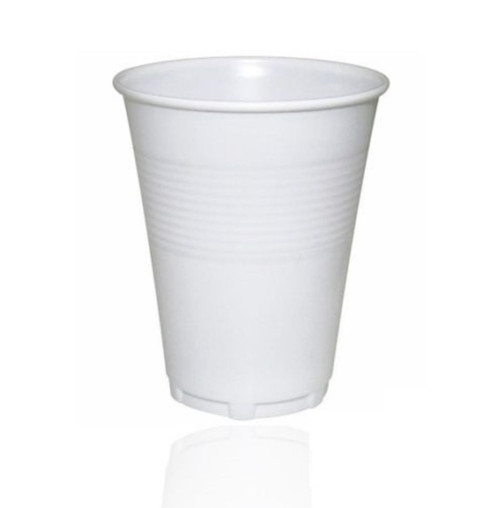 Plain White Plastic Cups 180ml - Carton of 1000pcs