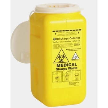BD Sharps Container Bin Screw Lid 1.4L, EA