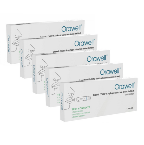 Orawell Rapid Antigen Saliva Self Test Kit 5 Tests