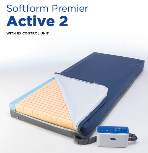 InvacareÂ® SoftformÂ® Premier Active 2 Mattress - Single with pump