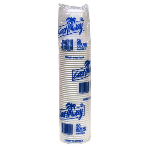 Cup Plastic 200ml - Carton of 100