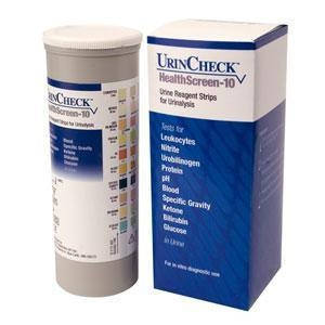 Urinecheck 10SG Urinalysis Strips - Box/100