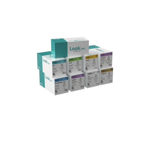 Look Polysyn 4-0 19mm Reverse Cutting 70cm C6 Undyed - Box of 12