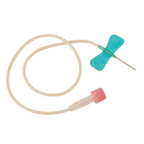 Surflo Winged Infusion Sets 23G x 19mm Long Tube 30cm Blue - Each