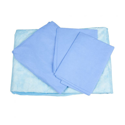 Disposable Bedding Kits PP Blue - Carton of 10