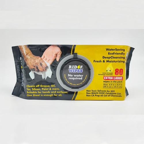 Ridof Industrial Wipes - 80 wipes per pack Ridof Industrial Wipes - 80 wipes per pack