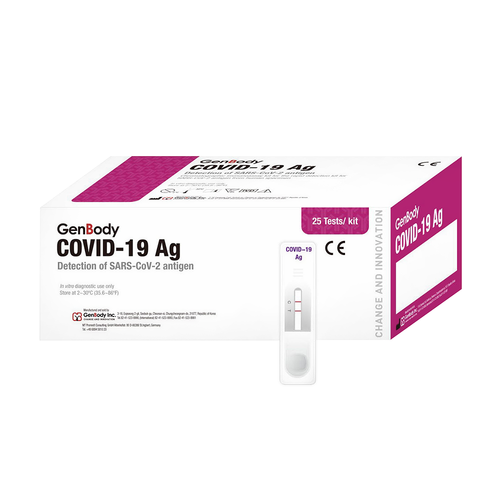 GenBody COVID-19 AG Rapid Antigen Test- 25 Tests