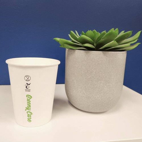 Haines GreenyCare compostable multipurpose cup 250mL - carton of 1000
