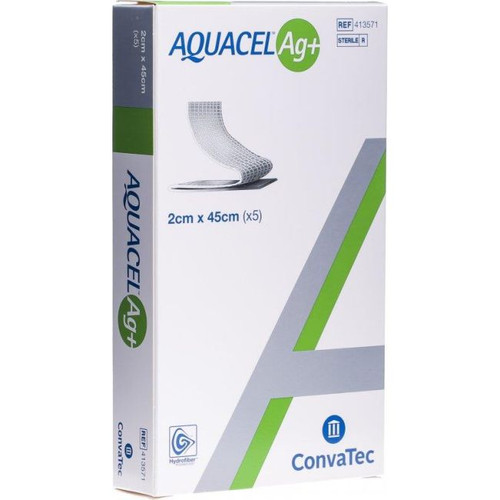 Aquacel Ag+ Extra Ribbon Dressing 2 x 45 cm - Box of 5