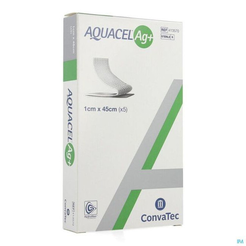 Aquacel Ag+ Extra Ribbon Dressing 1 x 45 cm - Box of 5