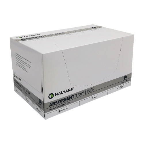 Halyard Tray Liner Absorbent Low Lint - Large 30cm x 50.5cm - Carton of 450