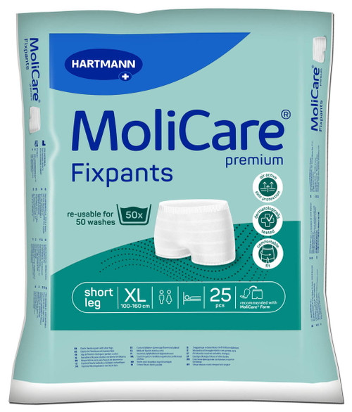 MoliCare Premium Fixpants Short Leg X-Large - Bag of 25 Pieces