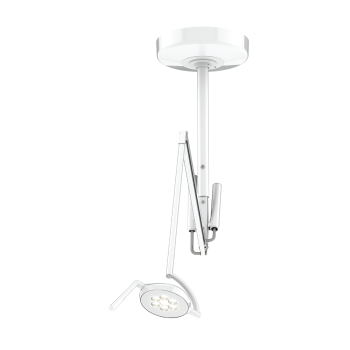 ULED Examination Light Complete With Ceiling Mount And Low Ceiling Stopper For Ceiling Up To 2499mm