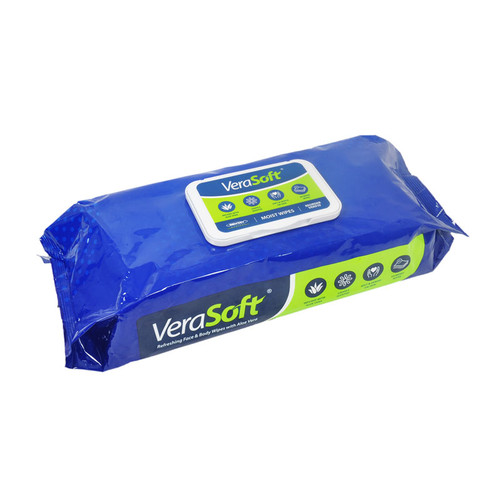 Verasoft Moist Wipes 64 Wipes/Pack